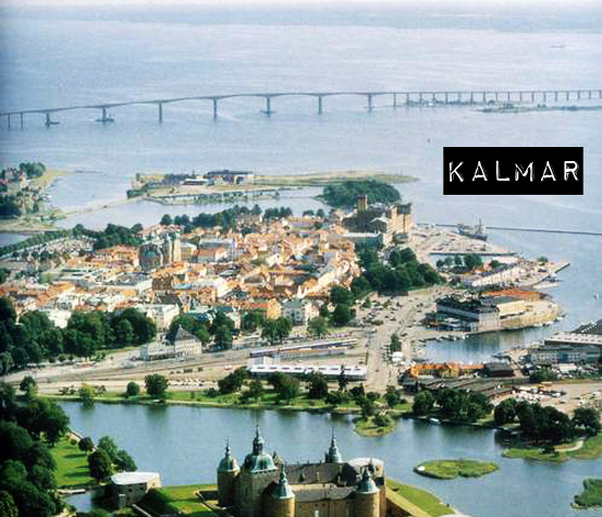 Flygfoto över Kalmar