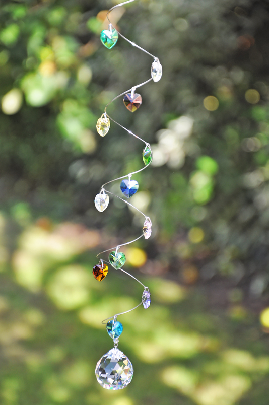 Chakra Crystals Suncatcher Chakra Crystals Suncatcher Shines in