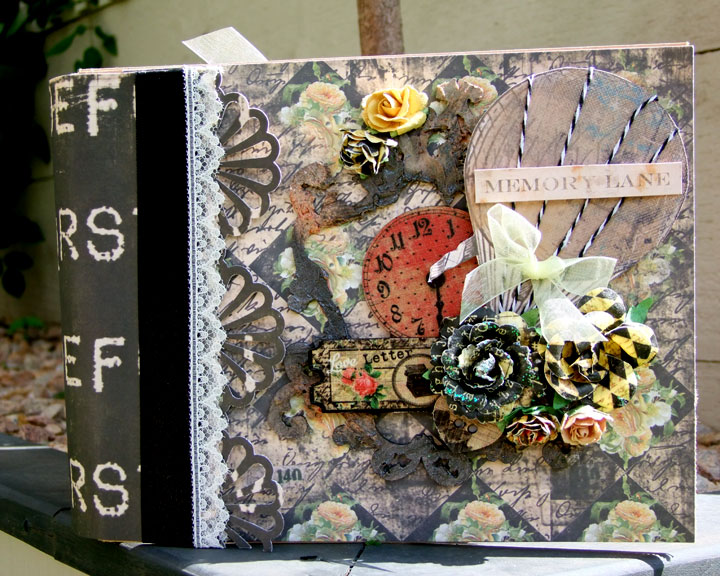 My Creative Scrapbook Step by Step Paper Bag Album Tutorial by Shell