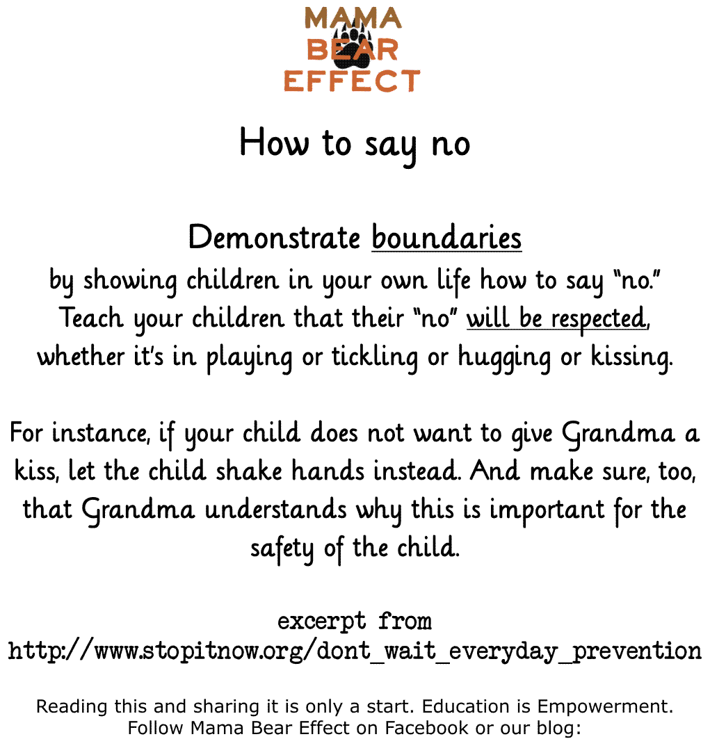the mama bear effect teaching kids boundaries and their right to say no