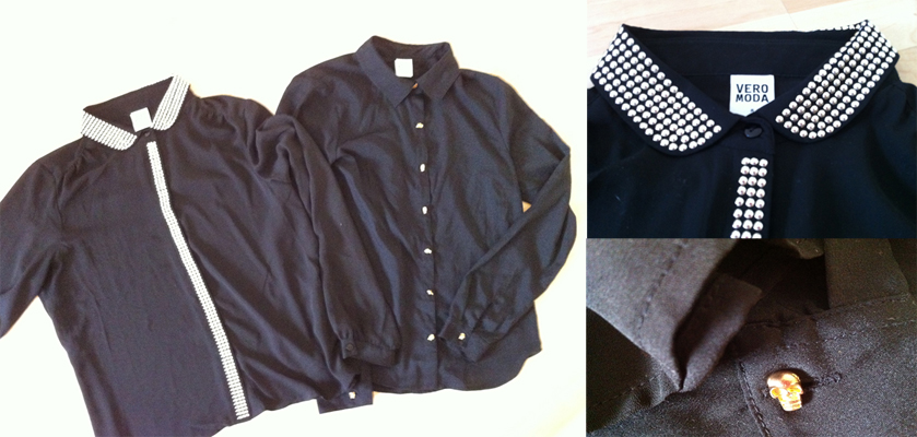 January shopping purchases Two lovely black blouses from zalando