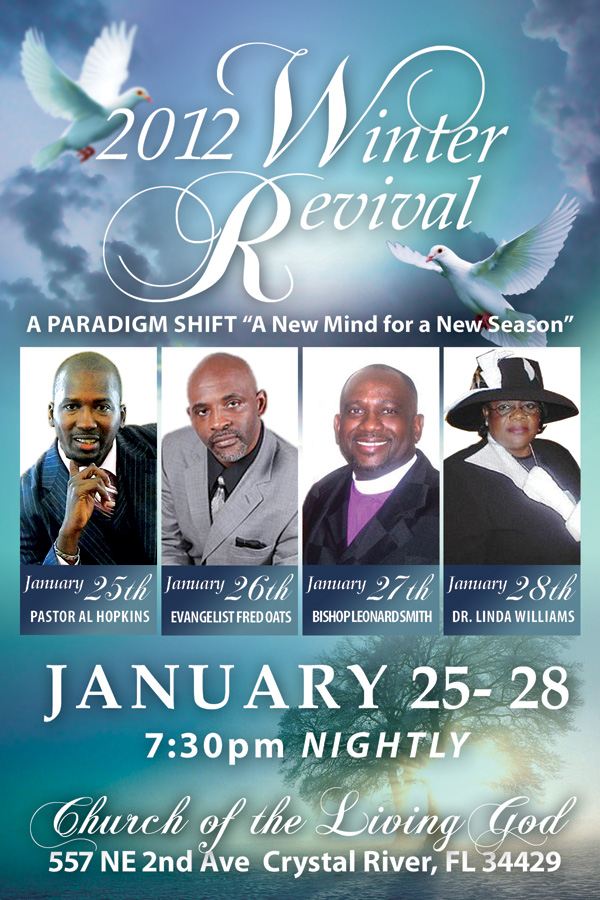 revival flyers
