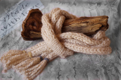 gunadesign guna andersone white crochet scarf fringes