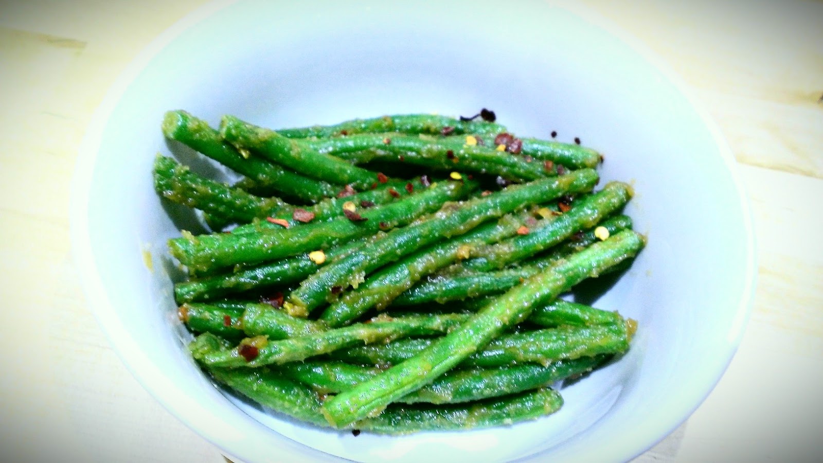 Everything Goes With Toast Satay green beans