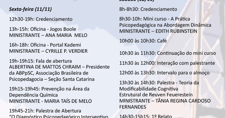 ABPp Nacional - Associação Brasileira de Psicopedagogia - Edith