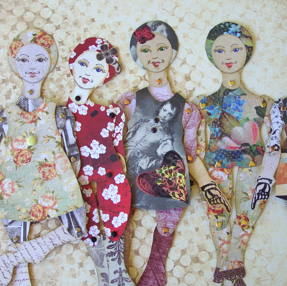 Jointed paper doll making marathon