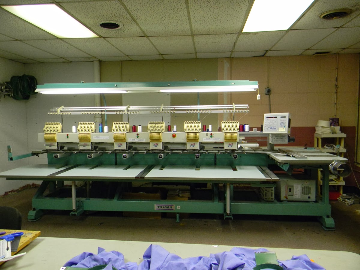 TheEmbroideryWarehouse Tajima 6 head 9 needle year 1997 reconditioned