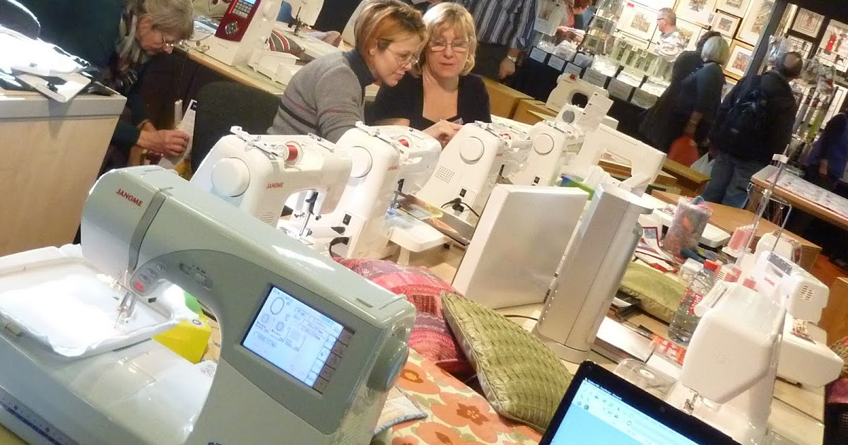 Sew Janome Knitting & Stitching Show Harrogate with White Rose