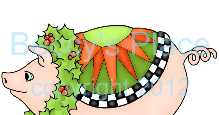 Beccy's Place: Christmas Pig