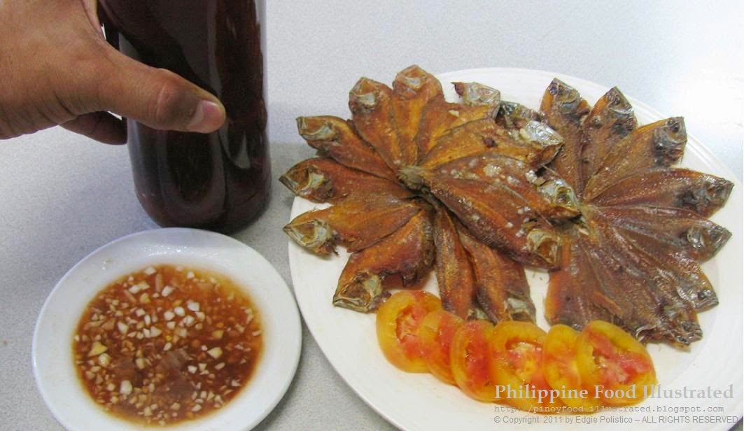 Philippine Food Illustrated danggit flower