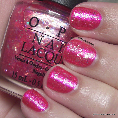 OPI Be A Dahlia Won't You? under OPI I Lily Love You OPI Be A Dahlia Won't You? under OPI I Lily Love You nail swatch
