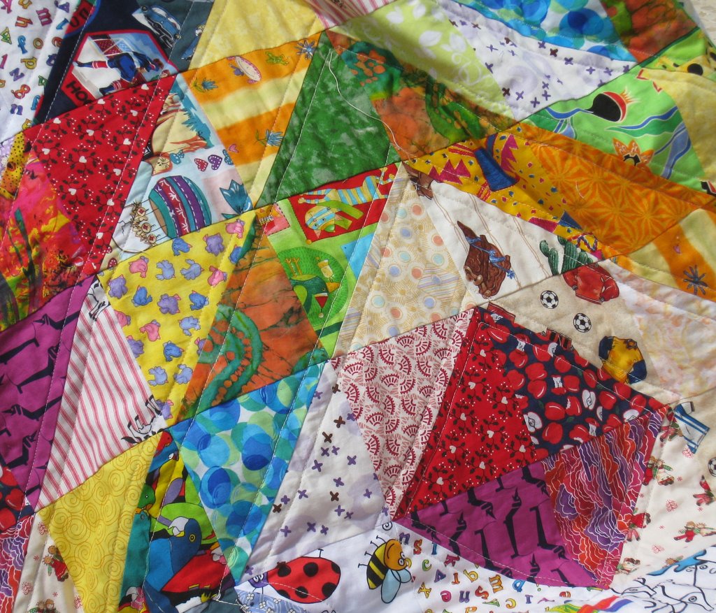 noga quilts Sunshine & Candy value quilt finished