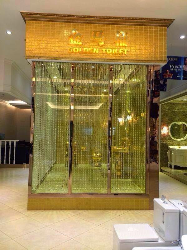 golden toilet Golden toilet marriage gift by dubai king