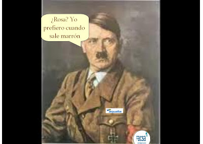 La caca de colores Aqualia-Facsa-Hitler-agua-marron