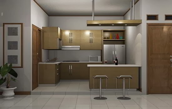 Interior dapur minimalis bergaya elegan - desain dapur ...