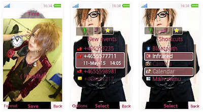 視覺系樂團the GazettE SonyEricsson手機主題for Aino﹝240x432﹞
