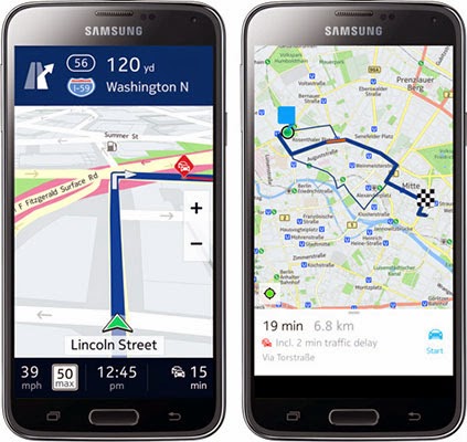 Η Nokia φέρνει τους χάρτες HERE στο Android αλλά μόνο σε συσκευές Samsung