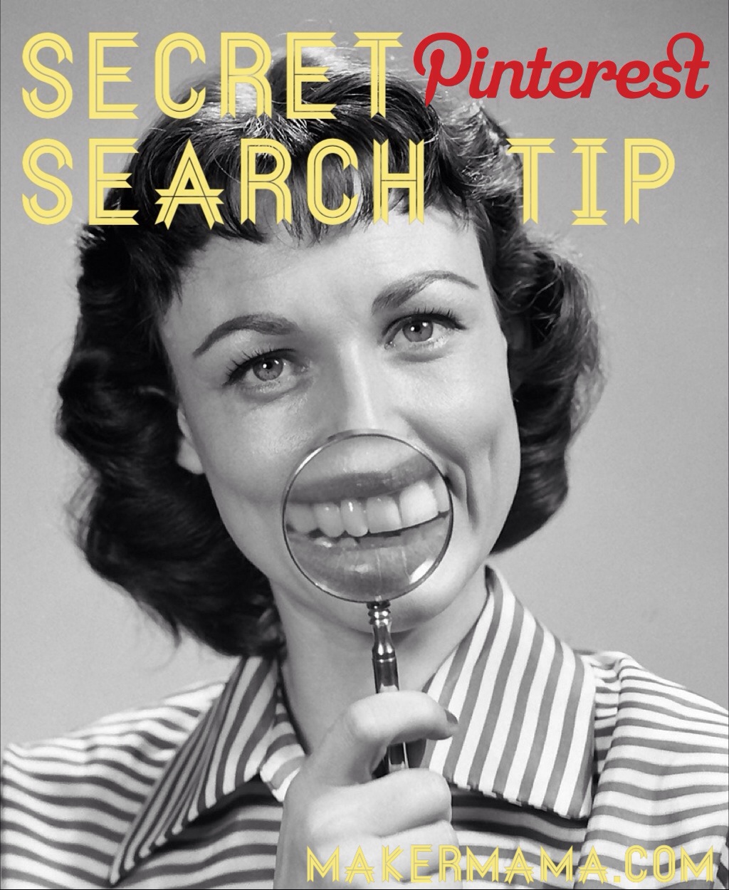 Secret Pinterest Search Tip Maker Mama