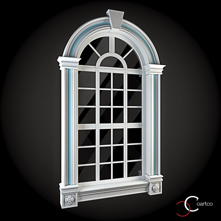 Ornamente Geamuri Exterior Cod: WIN-072 Ornamente Geamuri Exterior, Arcada, fatade case cu profile decorative polistiren, profile fatada, Model Cod: WIN-072