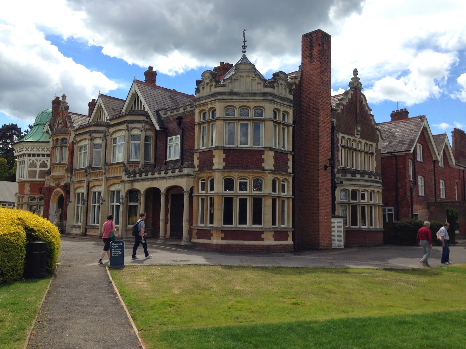 Sailing Down The Road Bletchley Park, England