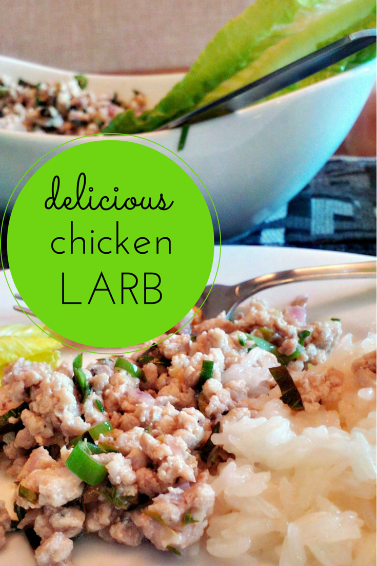 Custom Nutrition Larb Thai chicken salad