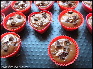 muffins chocolat noisette