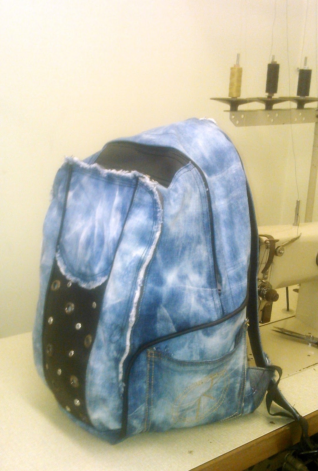 FejstNice New school bag, backpack, how to of old jeans make a backpack