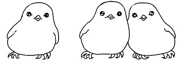 baú da web desenhos de pintinhos para colorir