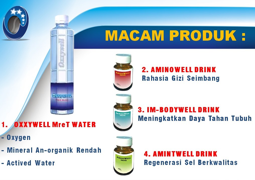 Air Oksigen: Macam-Macam Produk