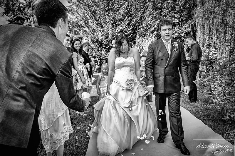 Wedding ceremony Bride and groom
