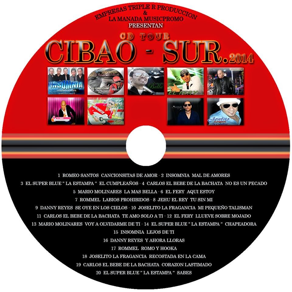 CD TOUR CIBAO - SUR 2014