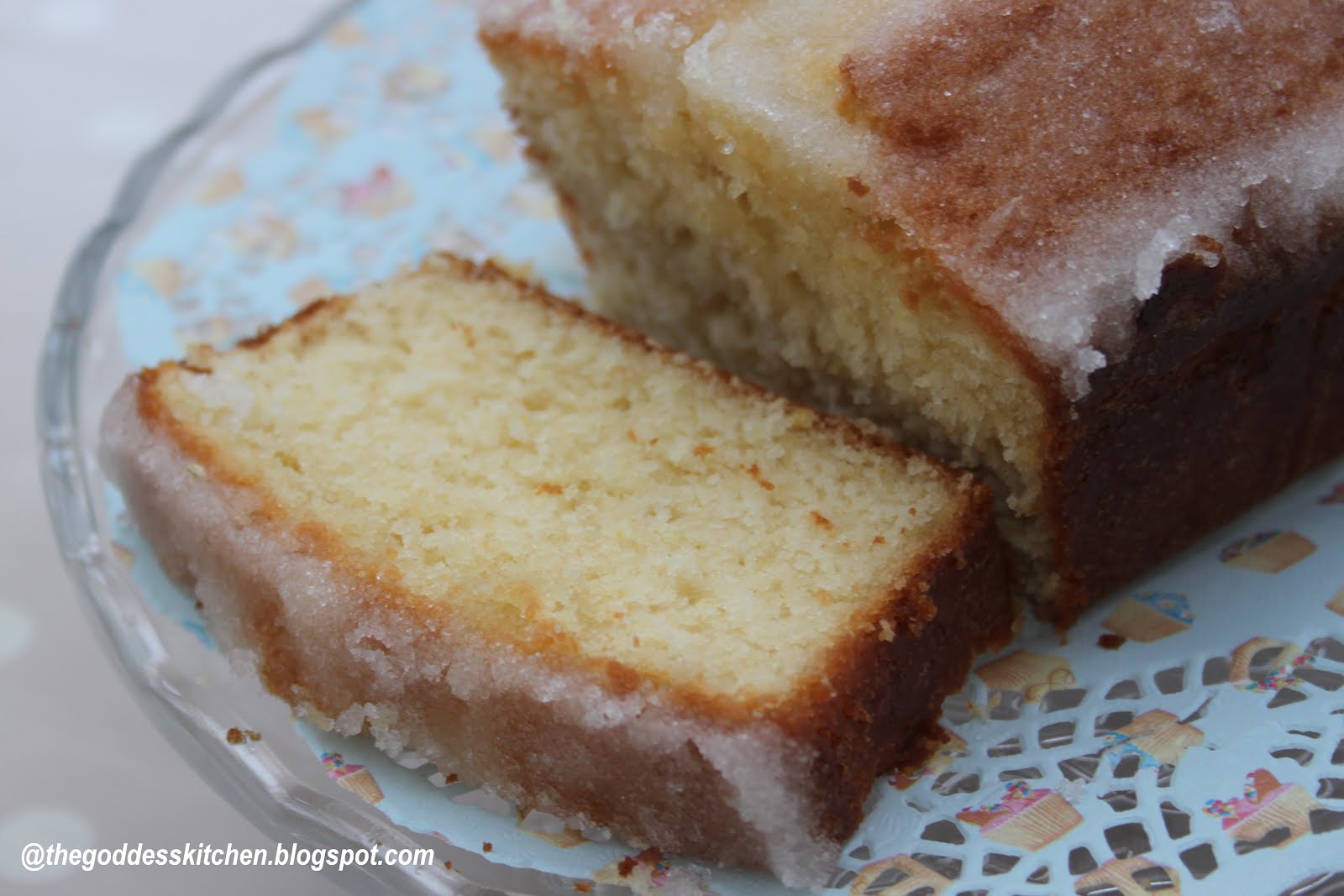 ♥ The Goddess's Kitchen ♥ Lemon Drizzle Loaf Cake