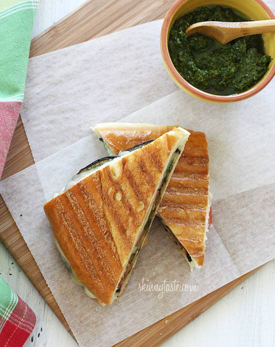 Eggplant Panini with Pesto eggplant panini Eggplant Panini with Pesto