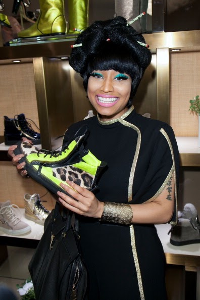 Famous Celebrity Spotlight Nicki Minaj Asian Inspired Hairstyle