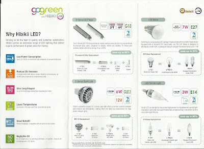 LED Light Leaflet - Hibikii LED 