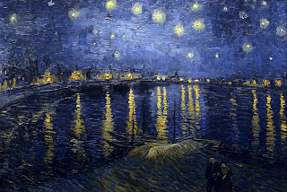 Noche estrellada sobre el Ródano - Vincent Van Gogh