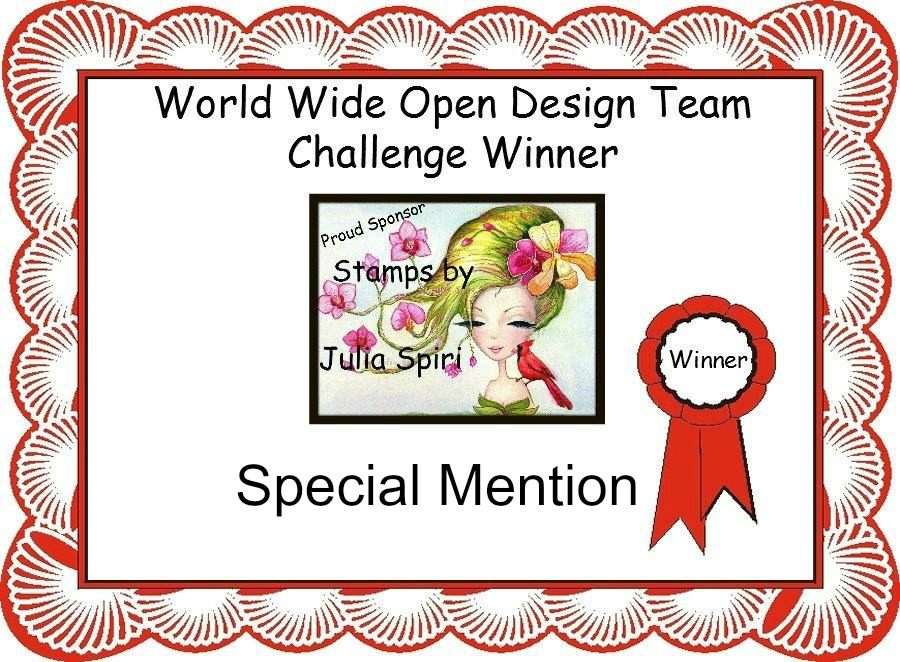 Special Mention at World Wide Open Design Team Challenge