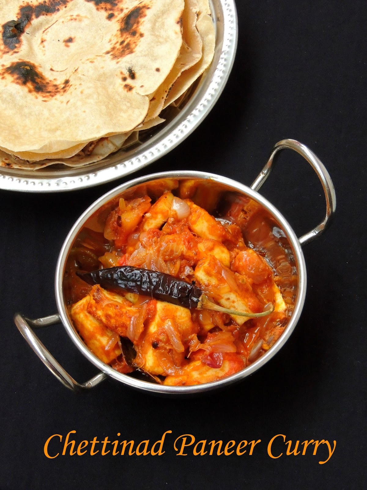 Priya's Versatile Recipes Chettinad Paneer Masala/Paneer Chettinad