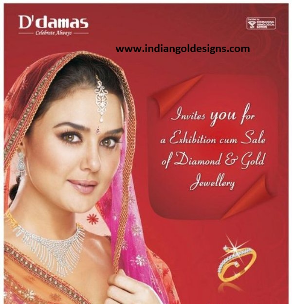 Gold And Diamond Jewellery Designs Preity Zinta In D Damas Diamond Jewellery Ad Your engagement ring will be a constant (sparkly) symbol of your marriage, long after your wedding day has passed. gold and diamond jewellery designs