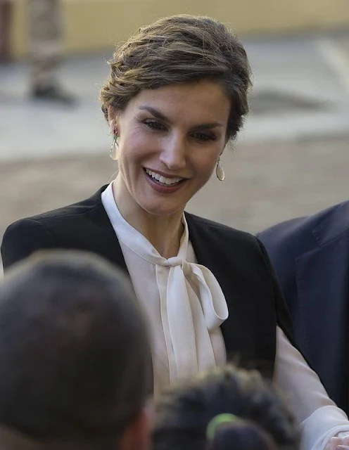 King Felipe VI of Spain and Queen Letizia of Spain attended the National Innovation and Design Awards 2015