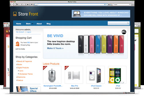Store Front Wordpres eCommerce Theme Store Front Wordpres eCommerce Theme