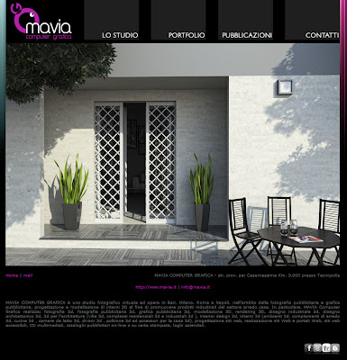 Web design - vecchia home page online Mavia