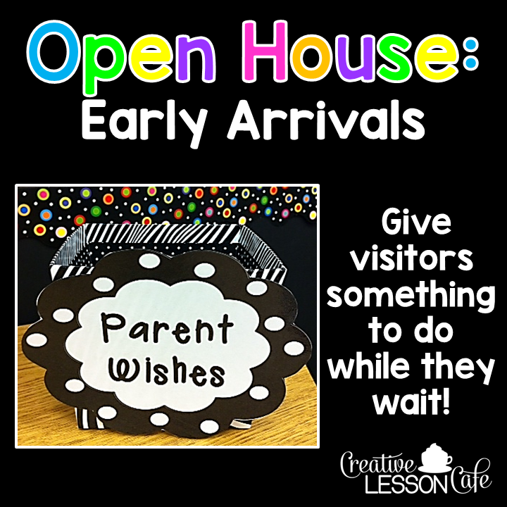 Creative Lesson Cafe Open House Ideas for Teachers Weekend Warriors