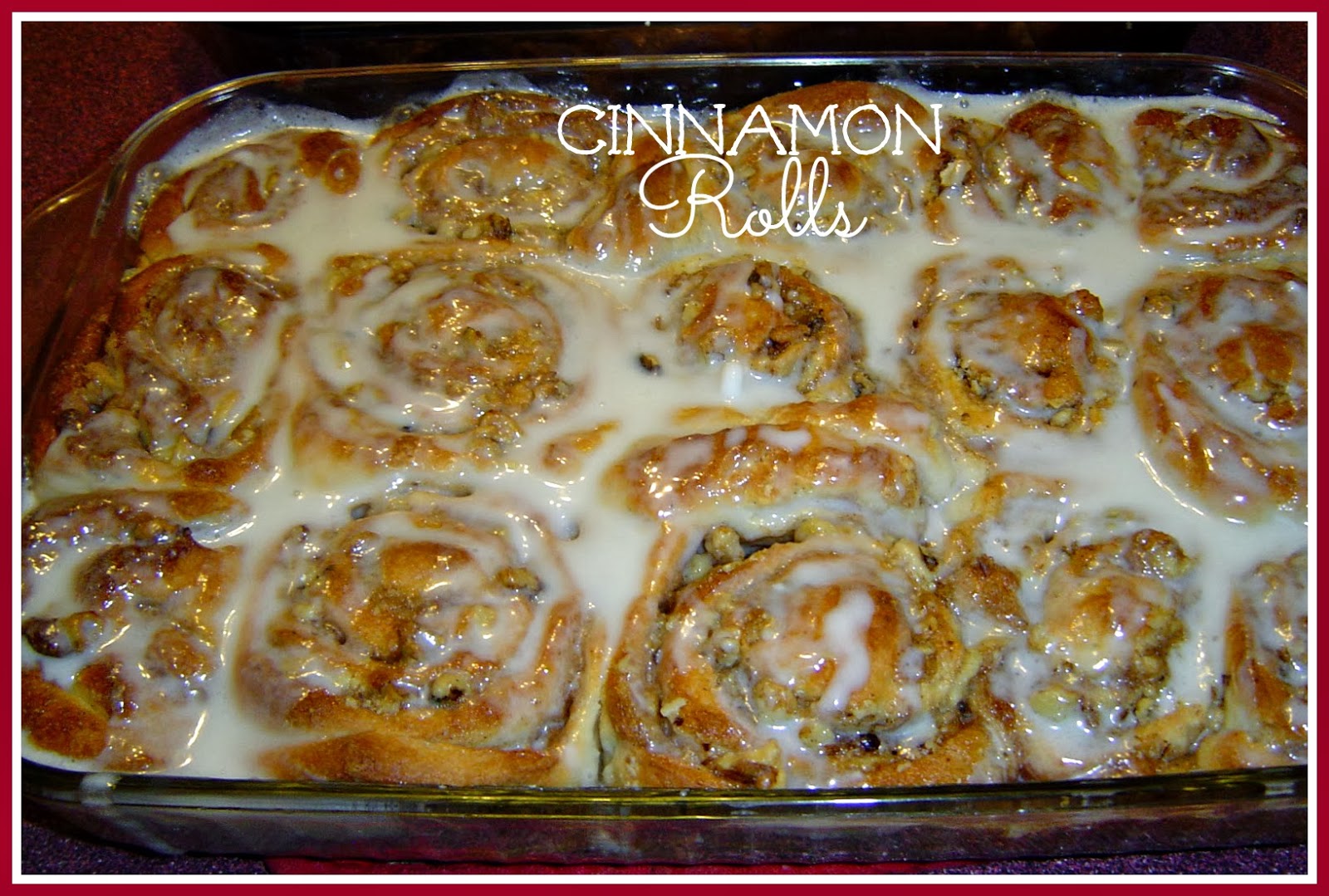 Sweet Tea and Cornbread Ooey Gooey Cinnamon Rolls!