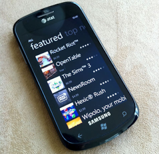 Screenshot of Windows Phone 7 Marketplace 