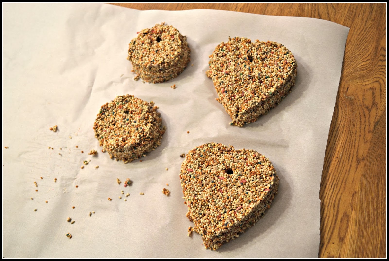 Winter Craft for Toddlers Bird Seed Ornaments Building Our Story