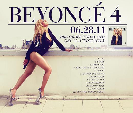 beyonce recently released may 25 2011 her new track listing for up and