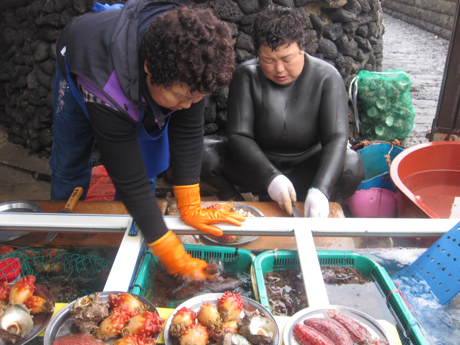 حوريات البحر في الجزر الكورية Jeju+haenyo
