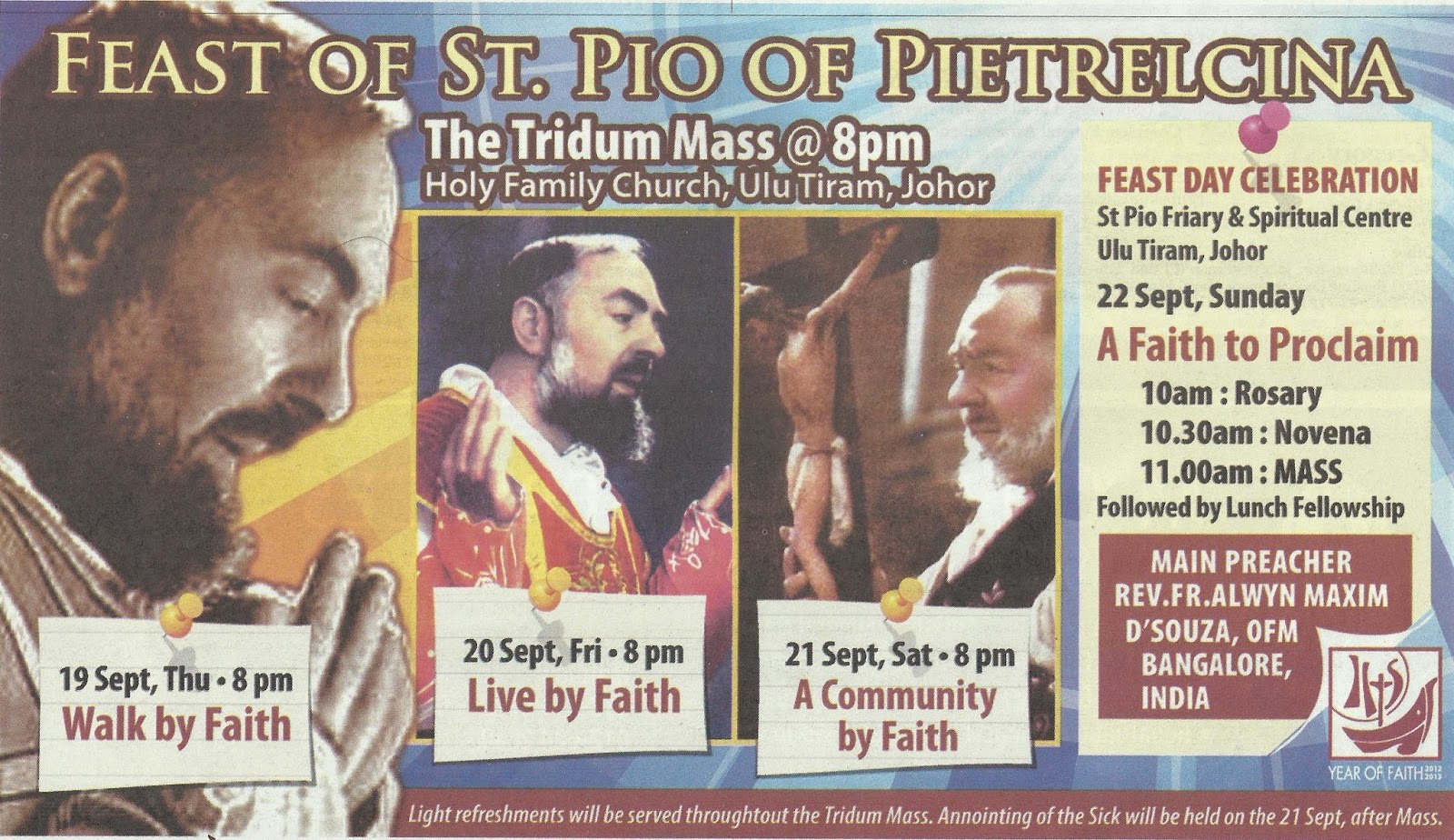 padre pio novena