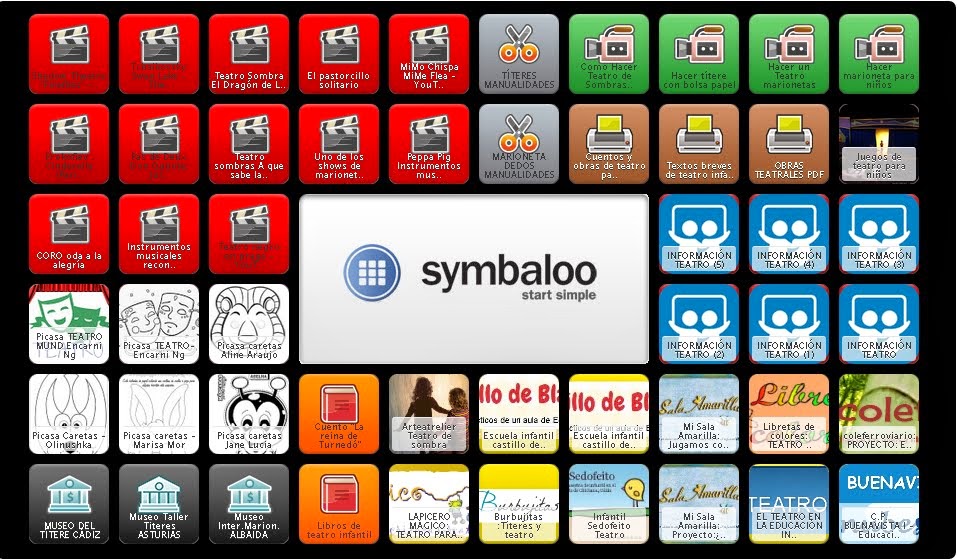 MI SYMBALOO : EL TEATRO INFANTIL